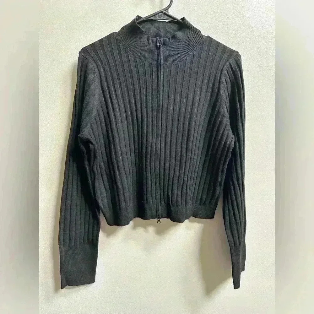 NWT | Wild Fable Zippered Crop Jacket | Black | Women’s XS & XL